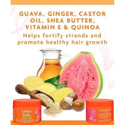 کرم حالت دهنده کنتو مدل Cantu Guava Curl Style & Strengthen