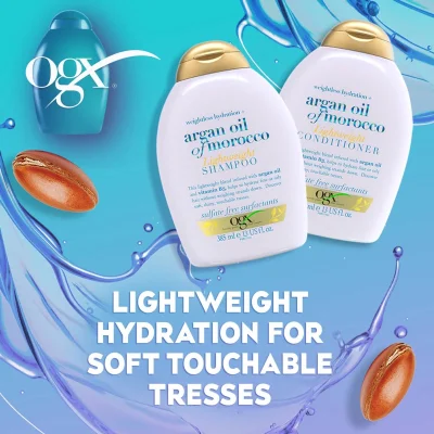 شامپو او جی ایکس مدل OGX Weightless Hydration Argan Oil