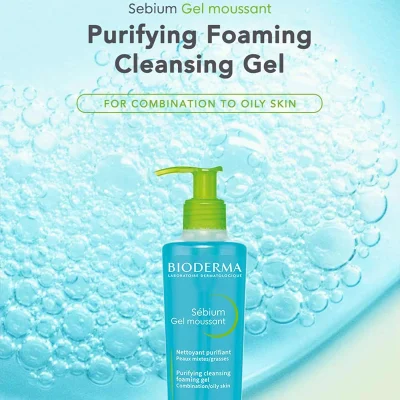 ژل شستشوی بایودرما پوست چرب مدل Bioderma Sebium