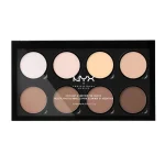 پالت کانتور و هایلایتر پودری نیکس مدل NYX Professional