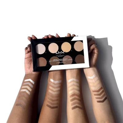 پالت کانتور و هایلایتر پودری نیکس مدل NYX Professional