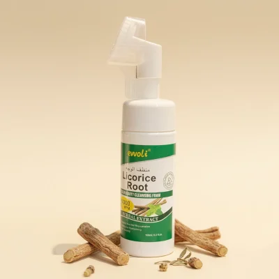 فوم شستشوی صورت ایوولی مدل evvoli Licorice Root
