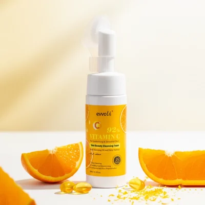 فوم شستشوی صورت ایوولی مدل evvoli Vitamin C
